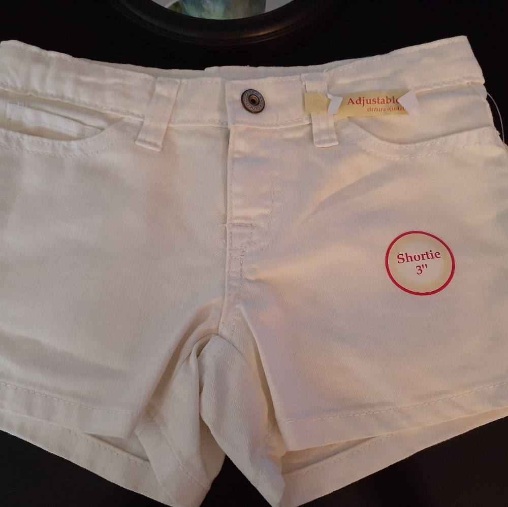 NEW Girls Faded Glory Shorts Size 6